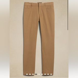 NWT Curvy Sloan Slim Pant in Dark Camel